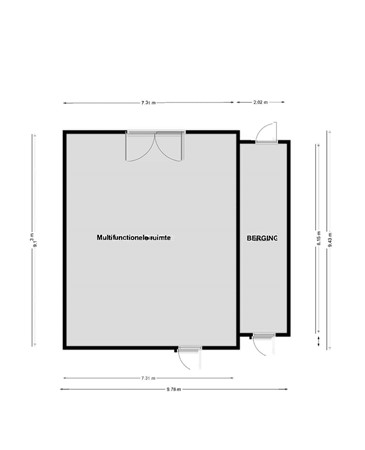 Floorplan - Stationsstraat 28, 5281 GD Boxtel
